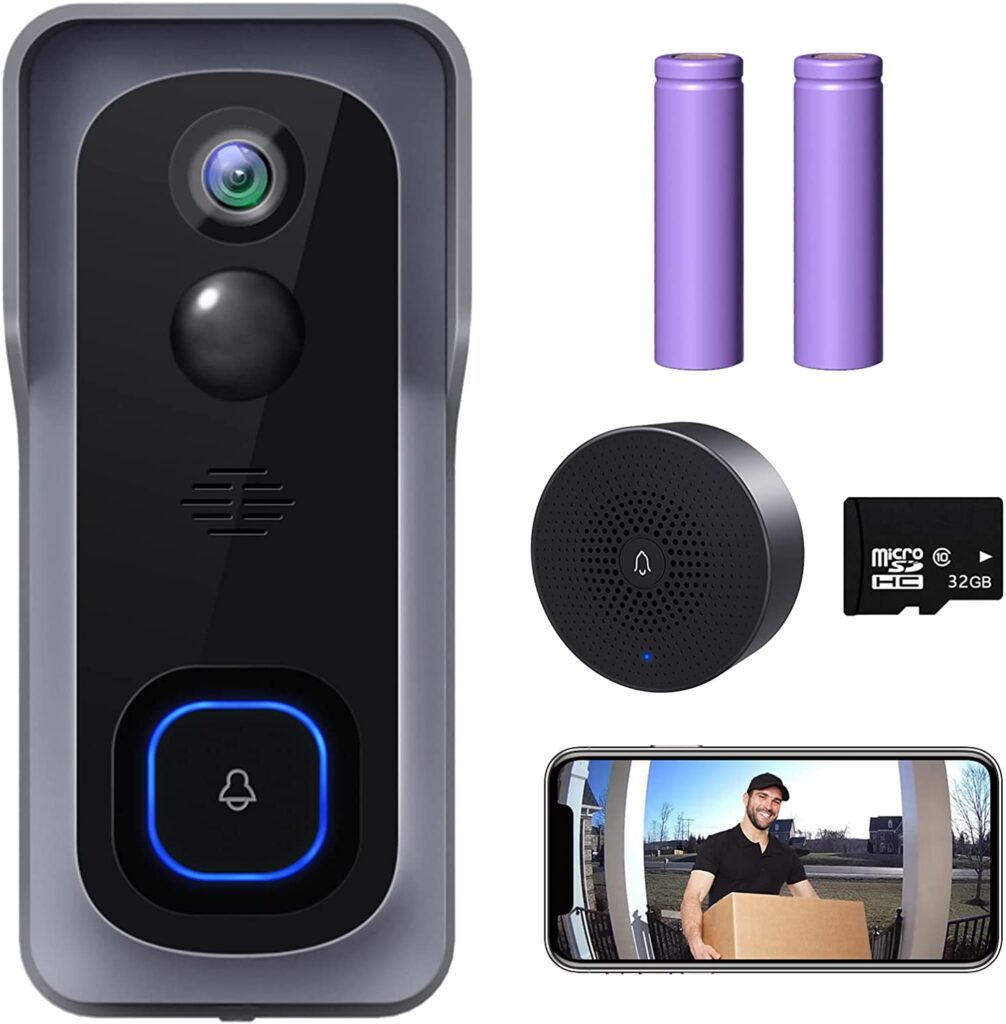 WiFi Video Doorbell Camera, XTU Wireless Doorbell Camera