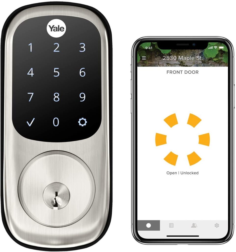 3. Yale Assure Lock Touchscreen, Wi-Fi Smart Lock