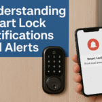 Real-life example of smart lock notifications on a smartphone screen
