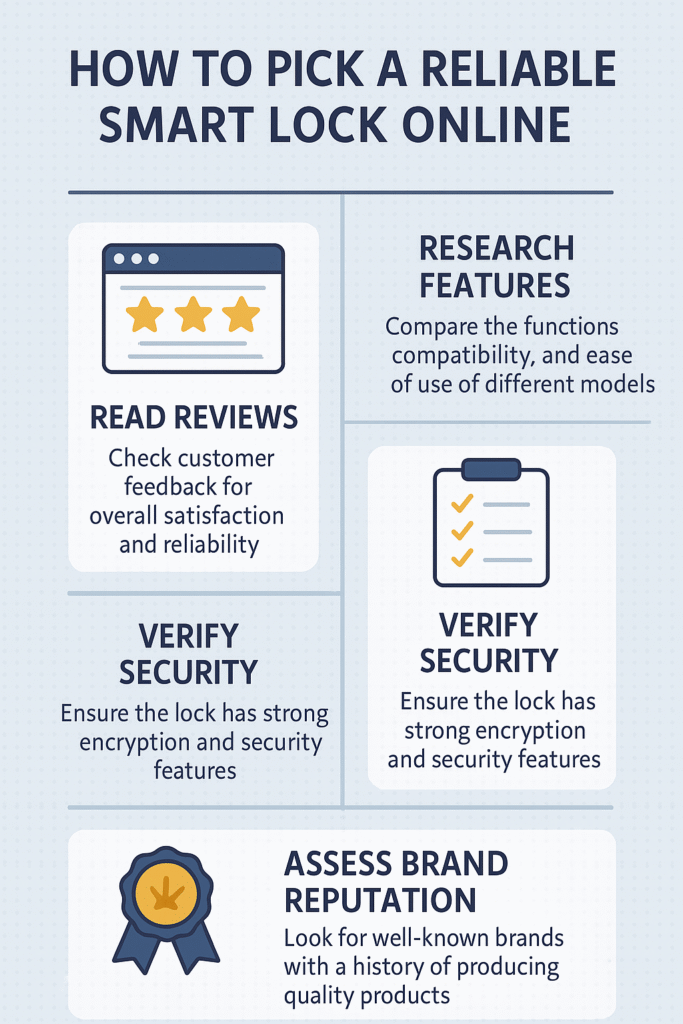 How to pick a reliable smart lock online