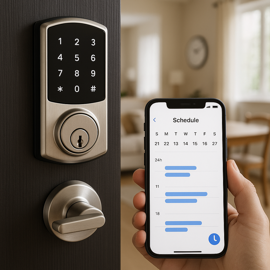 Smart Lock Schedule Setup