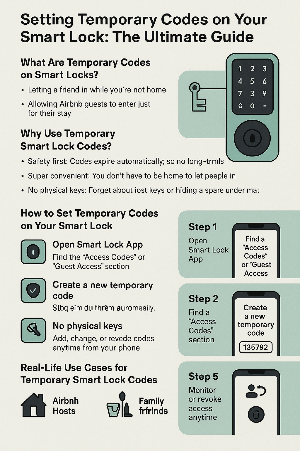 Temporary Smart Lock Codes