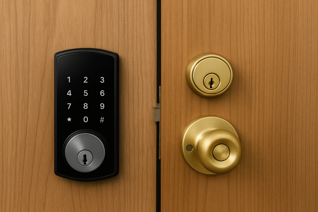 smart lock vs traditional lock