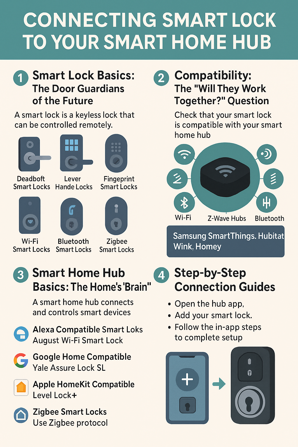 Connecting Smart Locks to Your Smart Home Hub