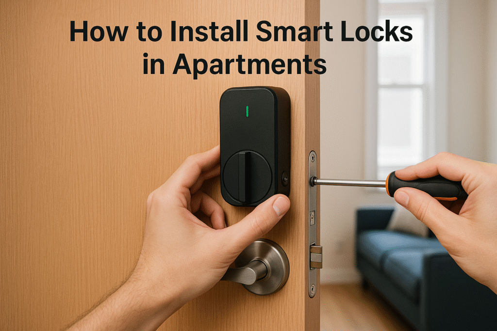 Amazon.com: Smart Lock For Apartment Door - Easy To Install Keyless Locks For Apartments