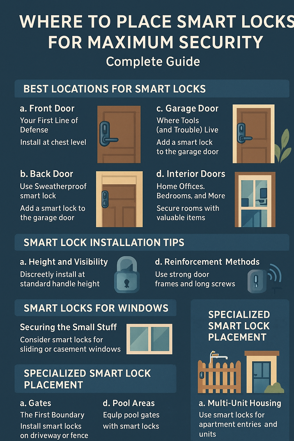  Best Locations for Smart Locks