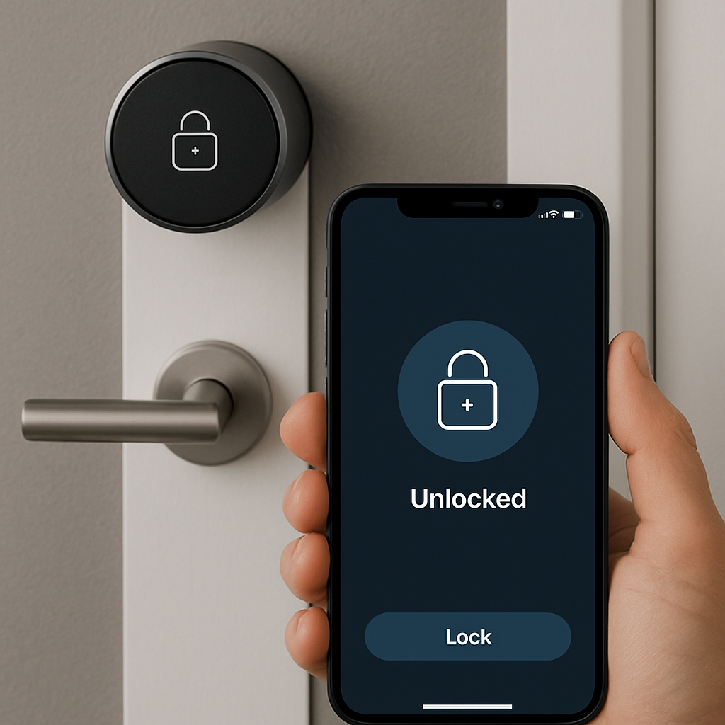  Remote lock and unlock with smart lock apps