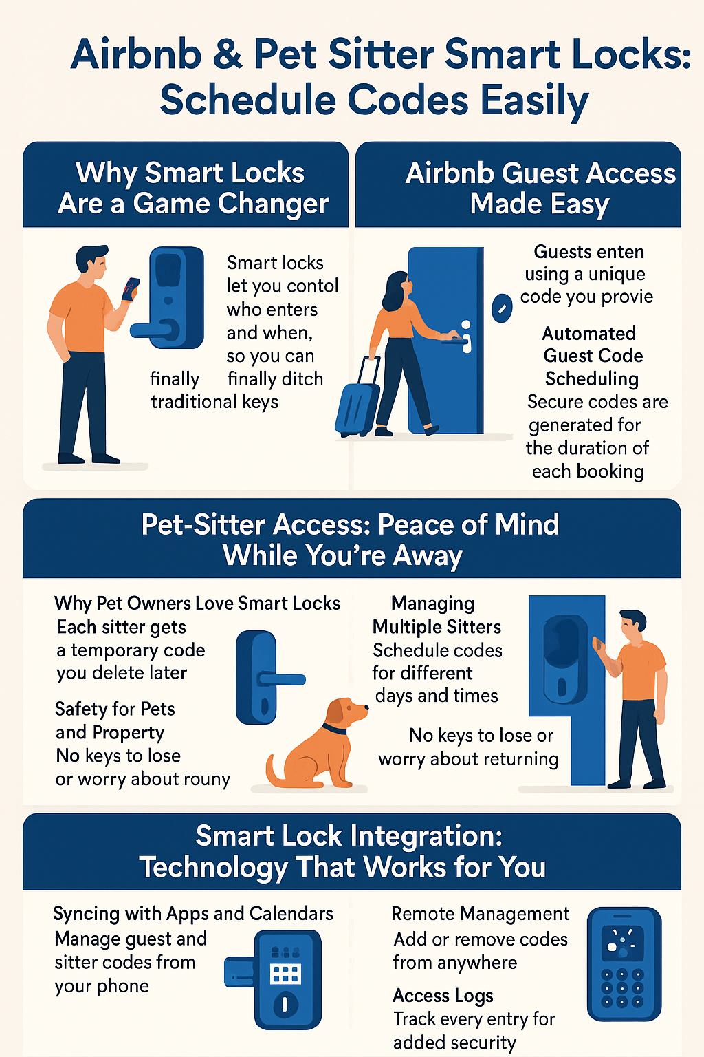 Airbnb smart lock setup