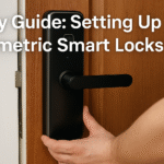 Setting up biometric authentication for smart locks