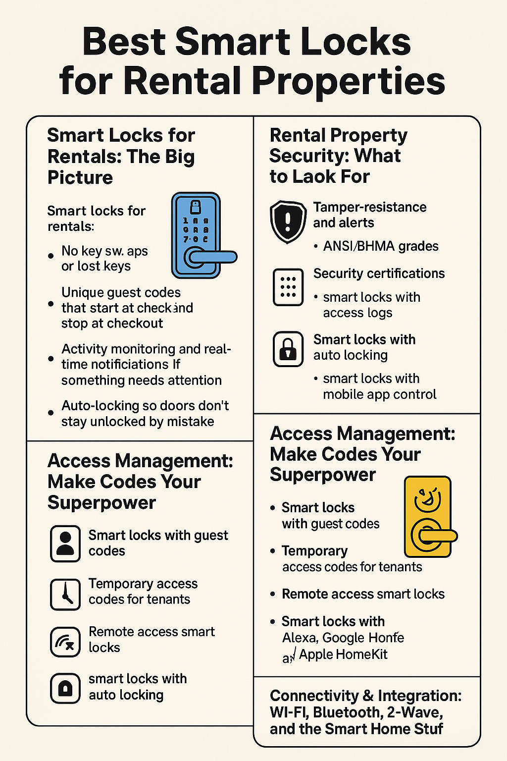 Best Smart Locks for Rental Properties