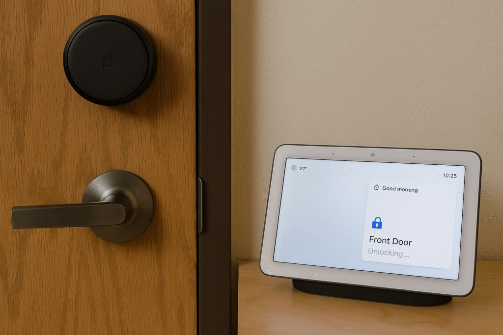 Google Home Smart Lock Integration