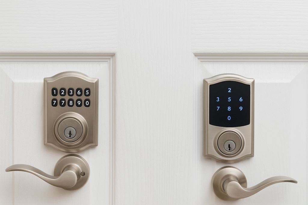 Smart locks with keypads vs touchscreen interfaces