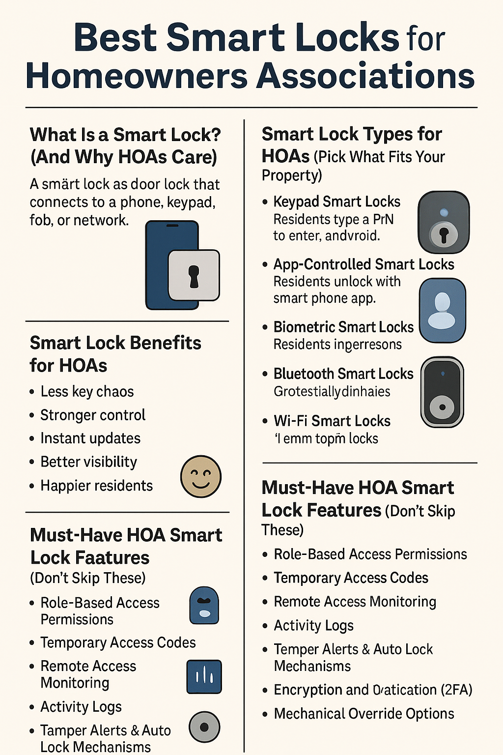 Best smart locks for HOAs