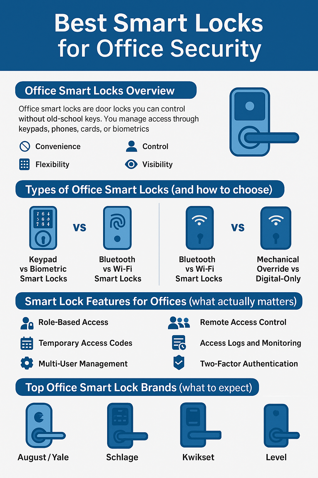 Best smart locks for office security