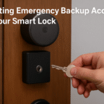 Emergency backup access for smart locks